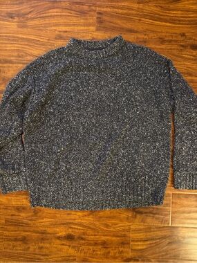 BDG Navy Speckled Crewneck Sweater